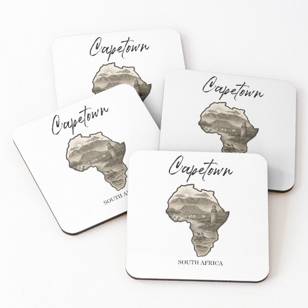 Item preview, Capetown – The Soul of South Africa | Tattoo-Style Illustration designed and sold by PrintedWithSoul.