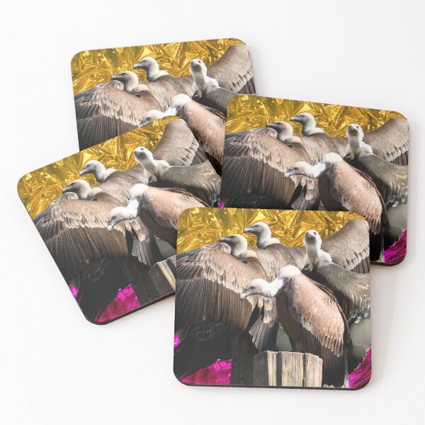 Item preview, Pure Capitalism – Vultures Perched on a Stakes / Swiss Artwork Photography designed and sold by Raphael Wolf.