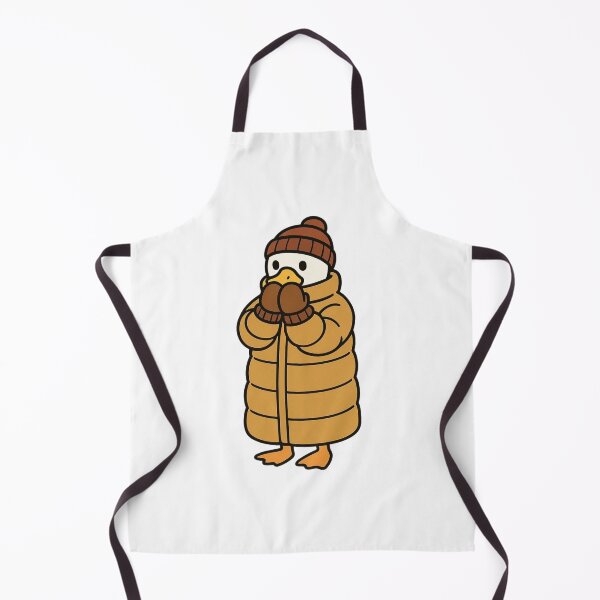 Item preview, Duck in Puffer Coat – Cute Cozy Winter Duck designed and sold by Confuzz1ed.