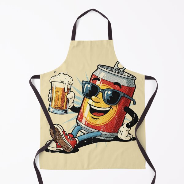Item preview, Cool Beer Can Retro Cartoon designed and sold by Imaginationbeyond.