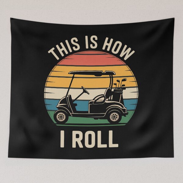 Item preview, This is How I Roll Golf Cart Funny Golfers designed and sold by ValerieRodrigue.