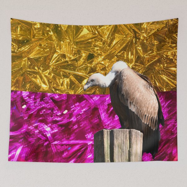 Item preview, Vulture on a Perch – The Silent Gravedigger / Swiss Artwork Photography designed and sold by Raphael Wolf.
