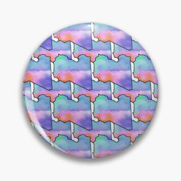 Item preview, Watercolor Pattern Libya designed and sold by TheIconSmith.