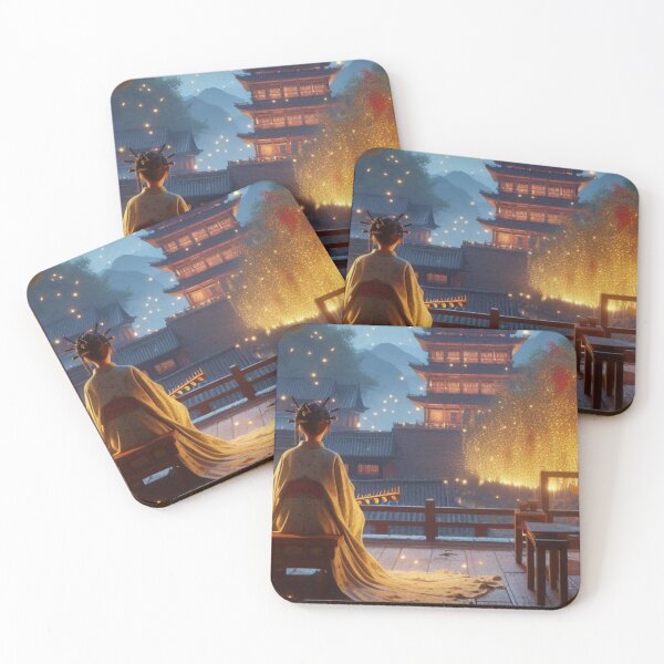 Item preview, Silent Snow over the Jade Palace designed and sold by calmgarden.