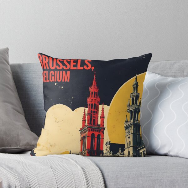 Item preview, Brussels Belgium 1950s Vintage Travel Tourism designed and sold by TravelersGems.