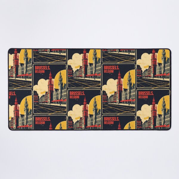 Item preview, Brussels Belgium 1950s Vintage Travel Tourism designed and sold by TravelersGems.