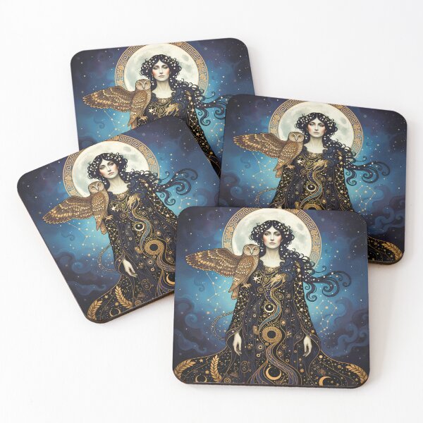 Item preview, Nyx, the Goddess of Night | Celestial Mythology Art for Dreamy Interiors designed and sold by Stoneflower-Art.