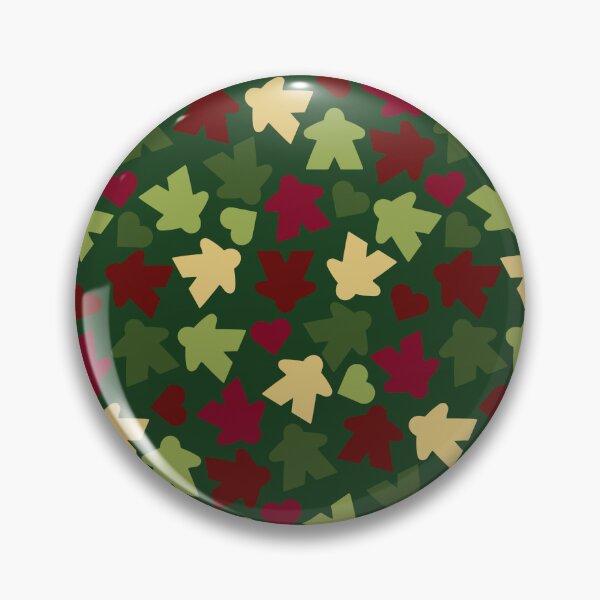 Item preview, Board Game Meeples | Christmas Colors designed and sold by Zab Butler Design.