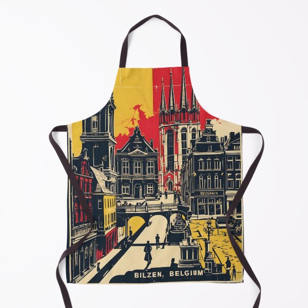 Item preview, Bilzen Belgium 1950s Vintage Travel Tourism designed and sold by TravelersGems.