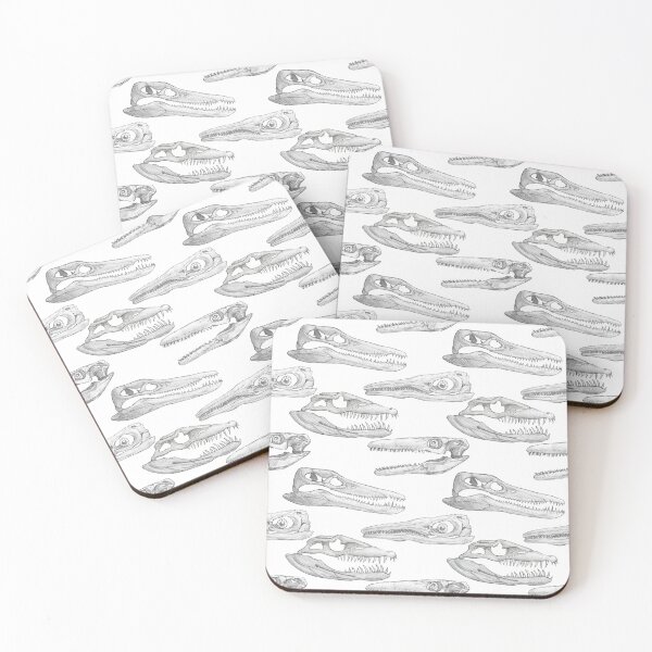 Item preview, Prehistoric marine reptile skulls designed and sold by DoodleSnake58.