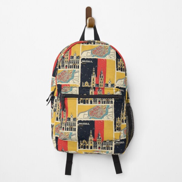 Item preview, Brussels Belgium 1950s Vintage Travel Tourism 2 designed and sold by TravelersGems.
