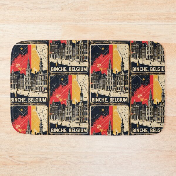 Item preview, Binche Belgium 1950s Vintage Travel Tourism designed and sold by TravelersGems.