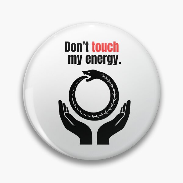 Item preview, Don’t Touch My Energy – Snake Mystic Streetwear Design designed and sold by GrecuDesigns.