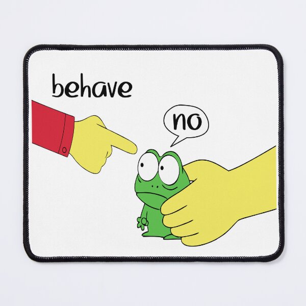 Item preview, Dishonest Frog Funny Frog Meme Behave No Cartoon Design  designed and sold by Colorfulman.