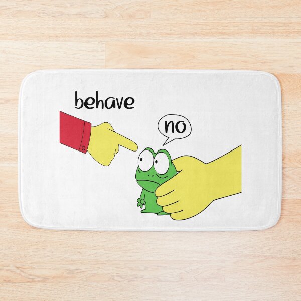Item preview, Dishonest Frog Funny Frog Meme Behave No Cartoon Design  designed and sold by Colorfulman.