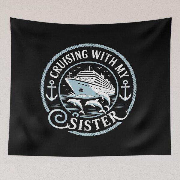 Item preview, Cruise Vacation Matching Siblings Cruising With My Sister designed and sold by Veroniadic.