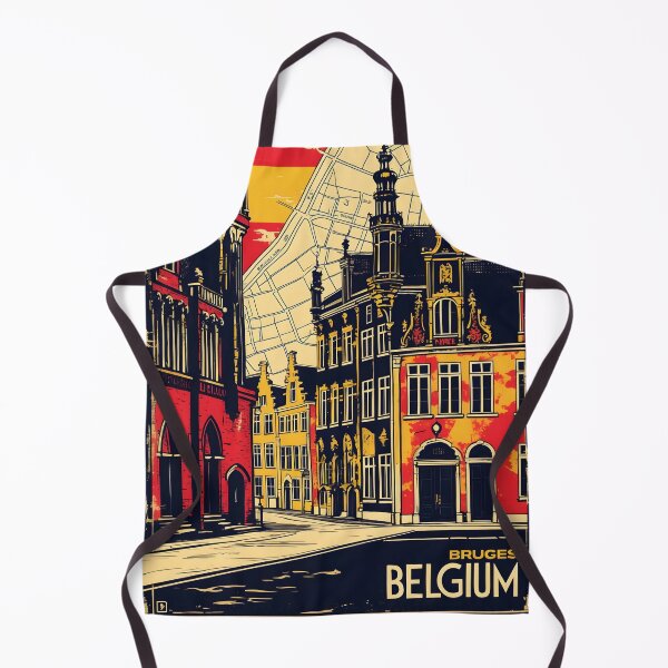 Item preview, Bruges Belgium 1950s Vintage Travel Tourism designed and sold by TravelersGems.