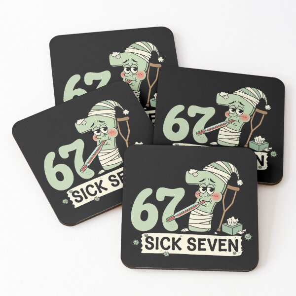 Item preview, Funny Sick Seven 67 Cartoon  Design designed and sold by MIMSCorneR.