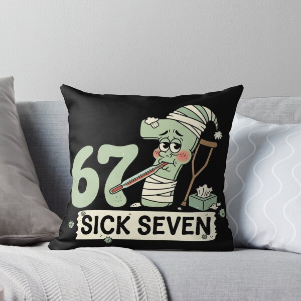 Item preview, Funny Sick Seven 67 Cartoon  Design designed and sold by MIMSCorneR.