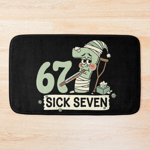 Item preview, Funny Sick Seven 67 Cartoon  Design designed and sold by MIMSCorneR.