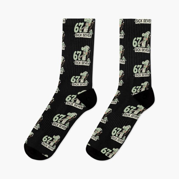 Item preview, Funny Sick Seven 67 Cartoon  Design designed and sold by MIMSCorneR.