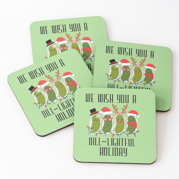 Item preview, Christmas Shirt / Fun Shirt / We wish you a dill lightful holiday designed and sold by BlesstB.