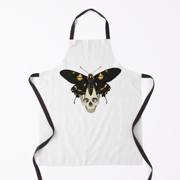 Item preview, Gothic moth skull illustration designed and sold by olenapetol.