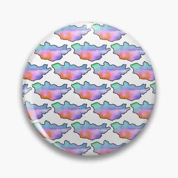 Item preview, Watercolor Pattern Mongolia designed and sold by TheIconSmith.