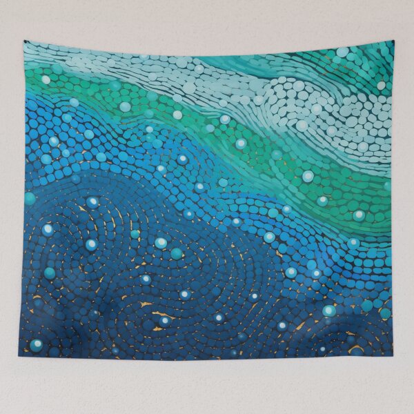 Item preview, Aboriginal Inspired Dot Art - Undersea designed and sold by GrinGalore.