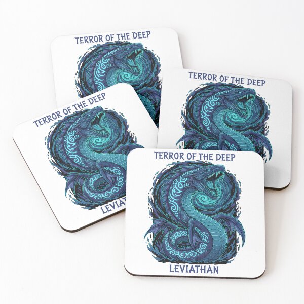 Item preview, Leviathan Terror of the Deep Sea Serpent Dragon Monster designed and sold by NeonPantheon.