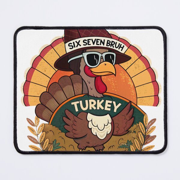 Item preview, Cool Retro Six Seven Bruh Turkey designed and sold by DariaOltes.