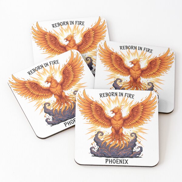 Item preview, Phoenix Reborn in Fire Bird of Eternity Mythology Art designed and sold by NeonPantheon.