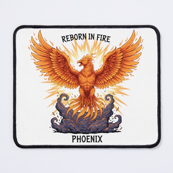 Item preview, Phoenix Reborn in Fire Bird of Eternity Mythology Art designed and sold by NeonPantheon.