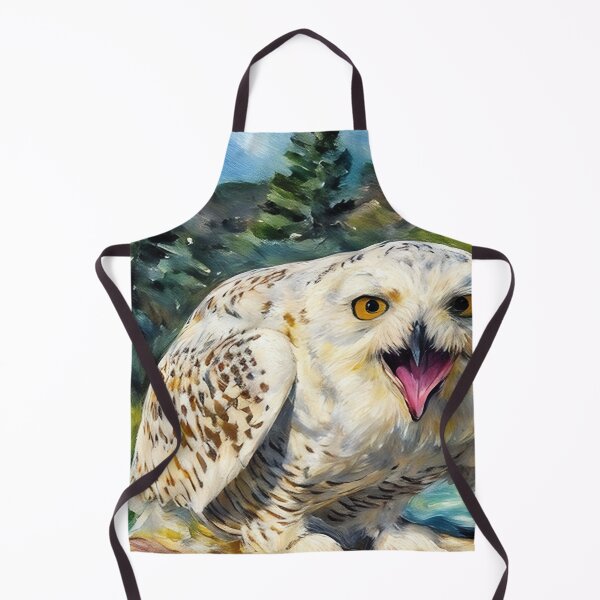 Item preview, Angry White Owl designed and sold by tomorrowsart.
