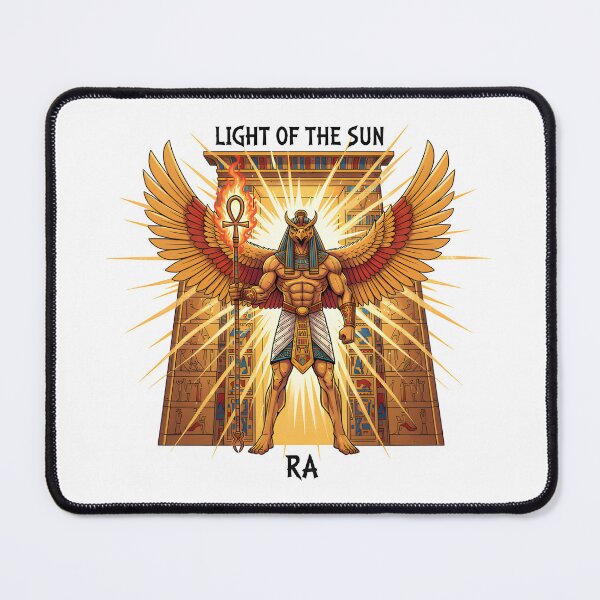 Item preview, Ra Light of the Sun Egyptian God Falcon Ankh Symbol designed and sold by NeonPantheon.