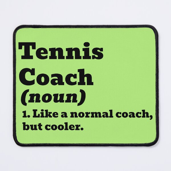 Item preview, Tennis Coach Like Normal But Cooler designed and sold by WakeNBake-Tees.