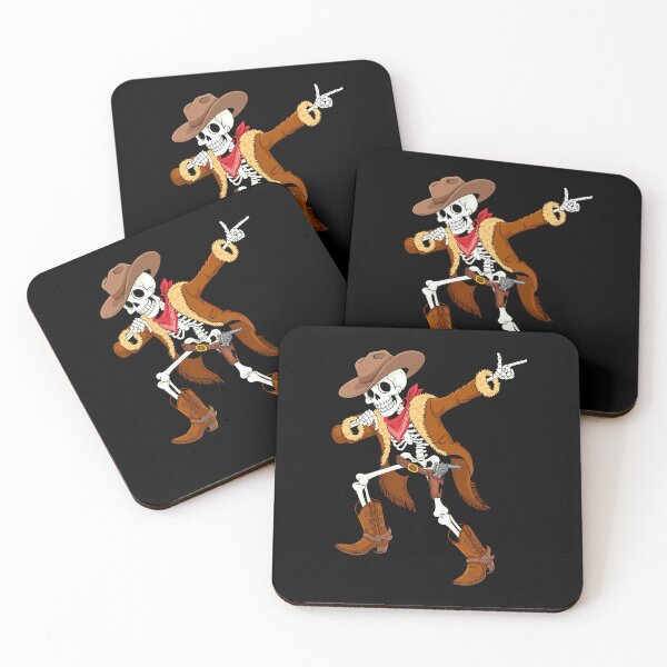 Item preview, Dabbing Skeleton Cowboy Halloween designed and sold by Veroniadic.