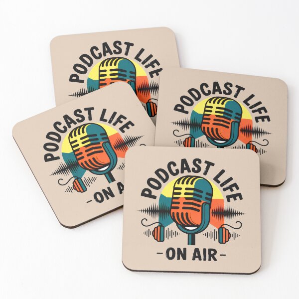 Item preview, Podcast Life On Air designed and sold by SteezeeStore.