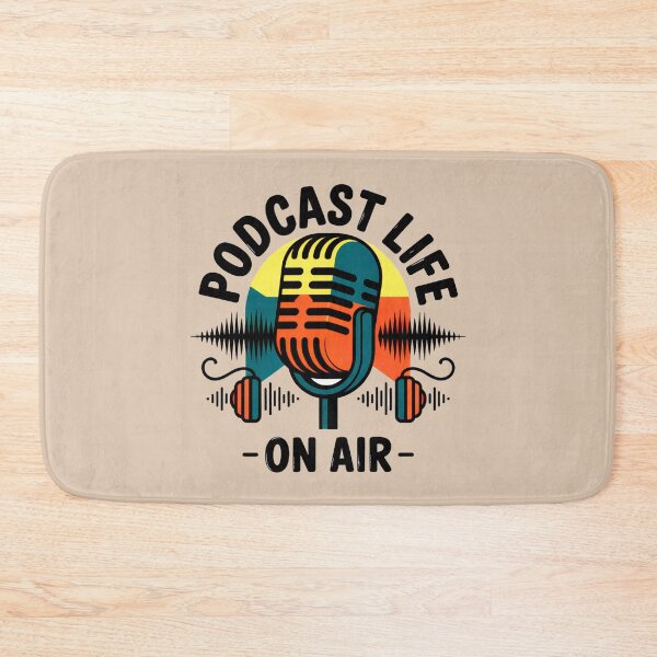 Item preview, Podcast Life On Air designed and sold by SteezeeStore.