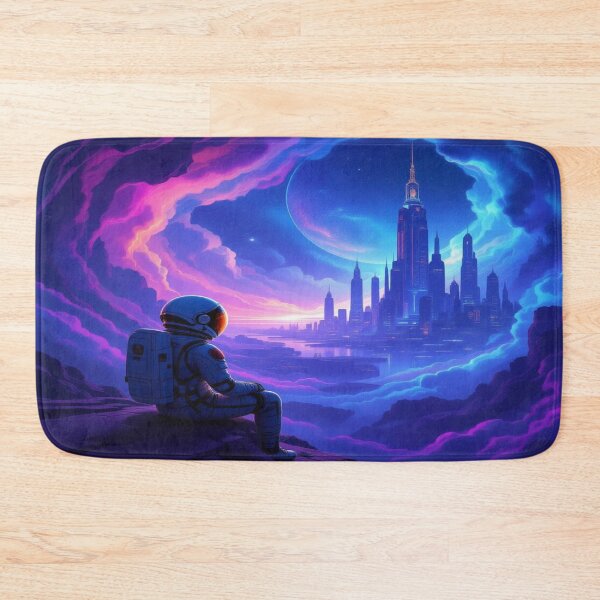 Item preview, Celestial Goddess Vision – Cosmic Light & Mystical Dreamscape over Mountains & Starry Skies designed and sold by FotoworldEdel.