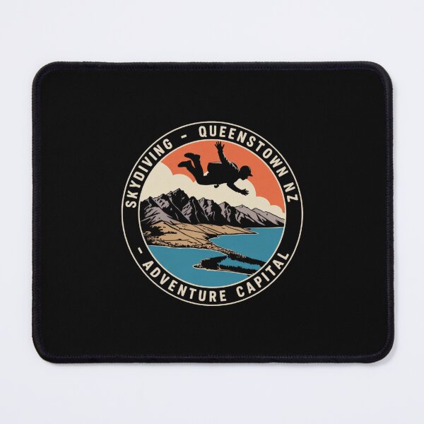 Item preview, Skydiving Queenstown NZ Adventure Badge – Lake Wakatipu & The Remarkables Travel Design designed and sold by Timeless Design.