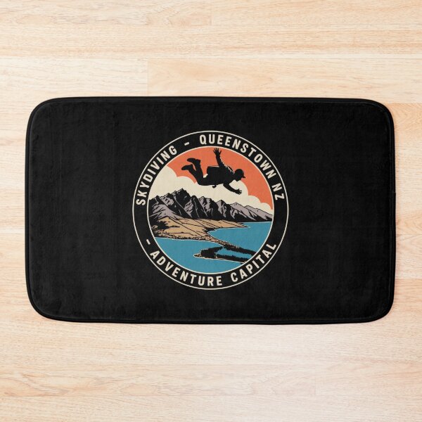 Item preview, Skydiving Queenstown NZ Adventure Badge – Lake Wakatipu & The Remarkables Travel Design designed and sold by Timeless Design.