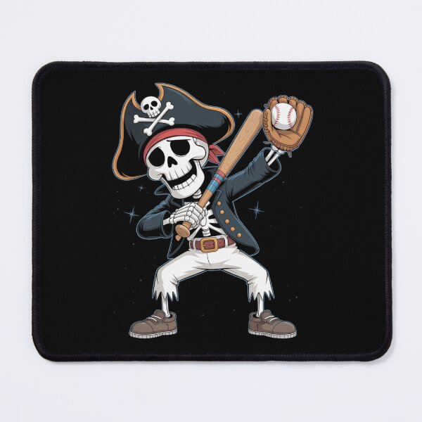 Item preview, Dabbing Skeleton Pirate Baseball  designed and sold by Veroniadic.