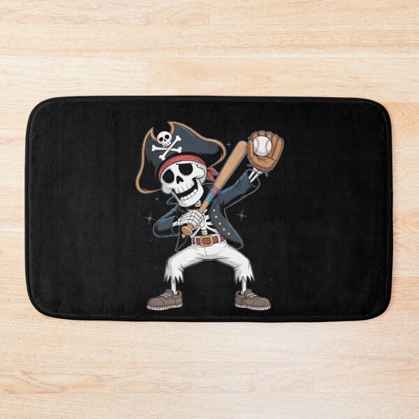 Item preview, Dabbing Skeleton Pirate Baseball  designed and sold by Veroniadic.