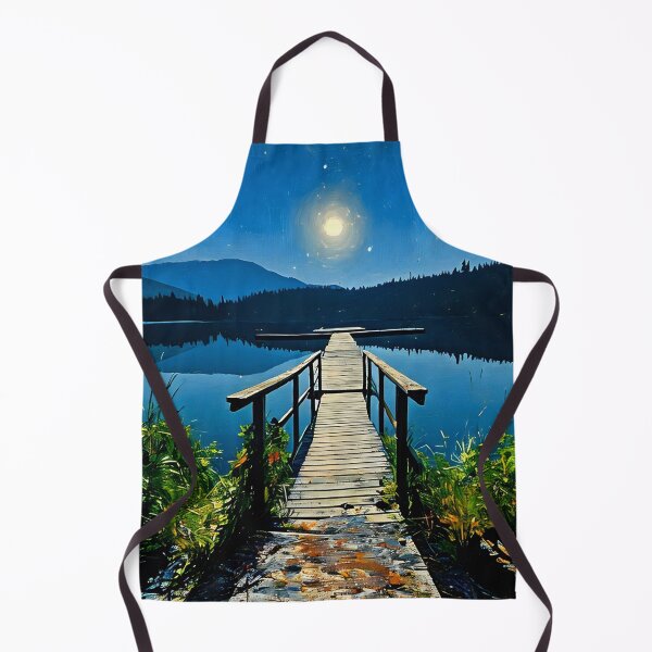 Item preview, Dock on the lake designed and sold by tomorrowsart.