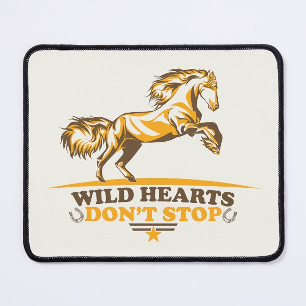 Item preview, Wild Hearts Don’t Stop – Dynamic Running Horse Design designed and sold by DaVinciFeather.