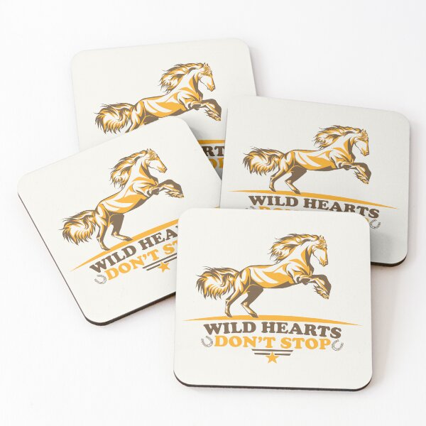 Item preview, Wild Hearts Don’t Stop – Dynamic Running Horse Design designed and sold by DaVinciFeather.