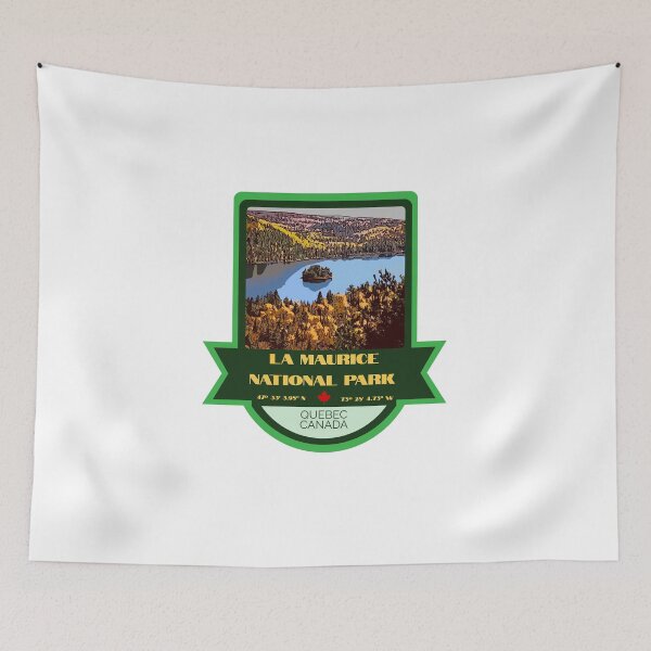 Item preview, La Maurice National Park Vintage Retro Sticker – Canada National Park Badge Design designed and sold by RouseDesigns.
