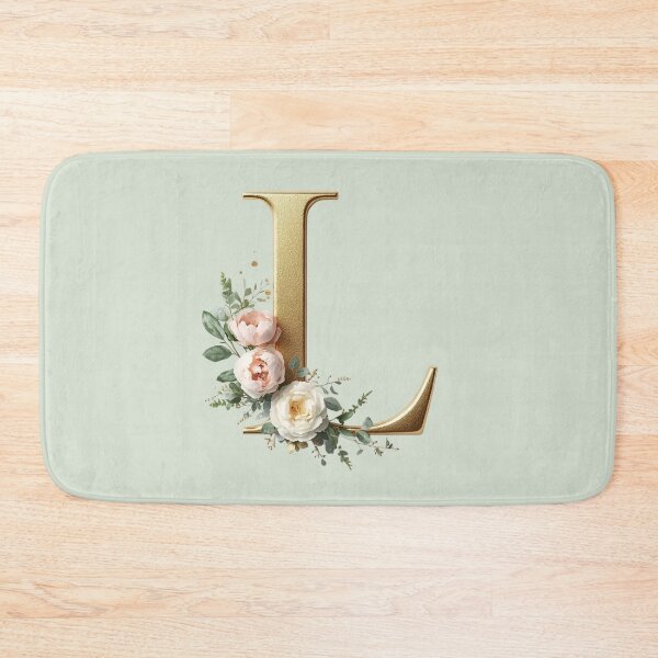 Item preview, Floral Gold Letter L Monogram – Coquette Christian Wall Art, Elegant Blush Rose Initial Print, Faith-Inspired Feminine Gift designed and sold by AmenAlways.