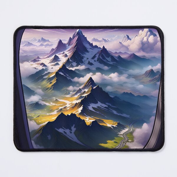 Item preview, Above the Clouds: Winter Peaks designed and sold by PawPrintedArt.